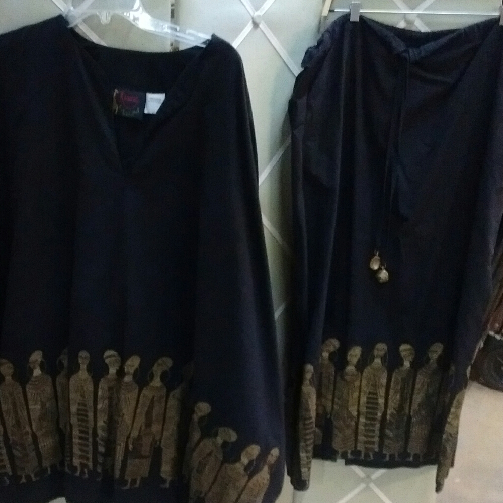 Two piece skirt and a top